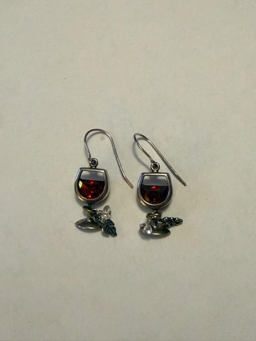 Silpada sterling silver wine glass drop earrings